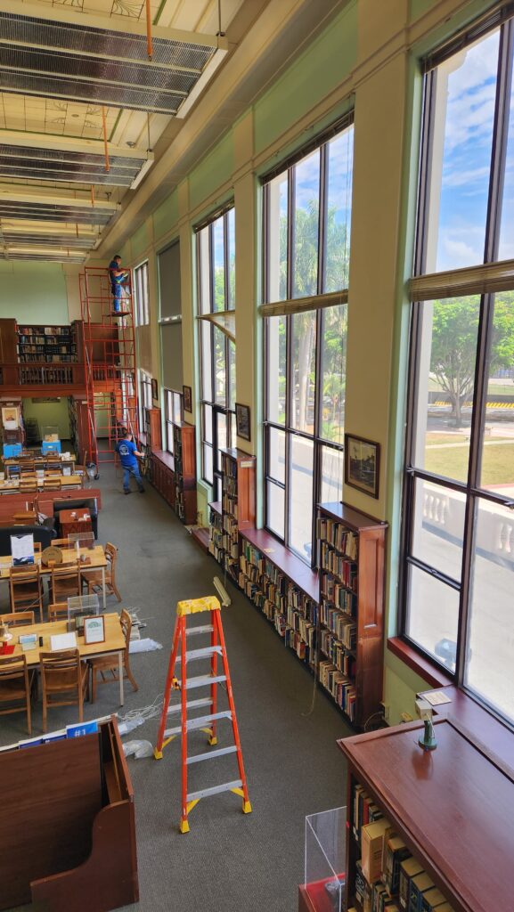 Instalacion de persianas en Biblioteca del Canal de Panamá 26